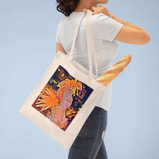 Pride Feathers Cotton Canvas Bag image 0